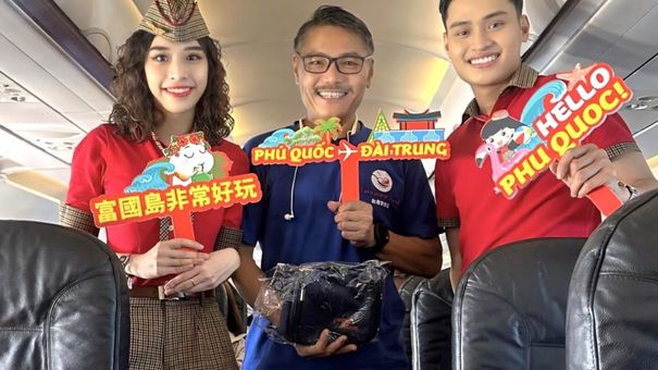 Vietjet khai trương hai đường bay kết nối đảo ngọc Phú Quốc với Đài Loan