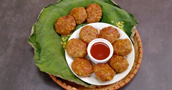 Chả cốm lá sen thơm ngon cho bữa cơm cuối tuần