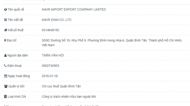 Công ty TNHH Xuất nhập khẩu KAVR bị xử phạt, buộc tiêu hủy 8 mỹ phẩm