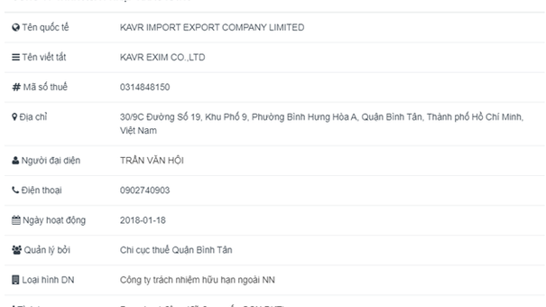 Công ty TNHH Xuất nhập khẩu KAVR bị xử phạt, buộc tiêu hủy 8 mỹ phẩm