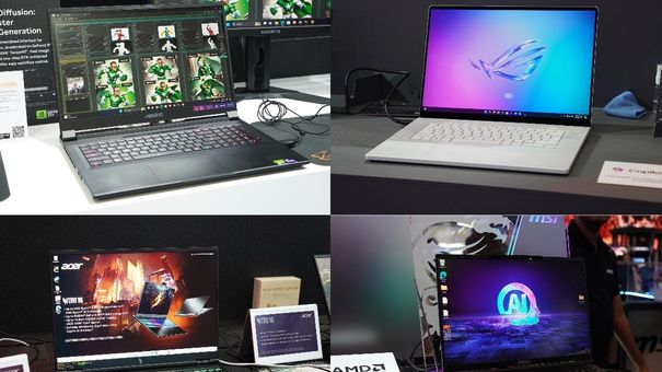 4 mẫu laptop gaming tích hợp AI trình làng tại Computex 2024