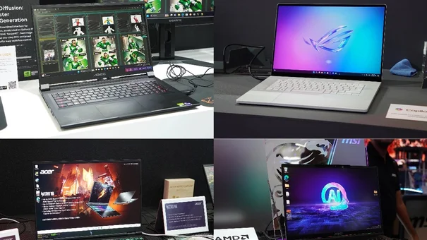 4 mẫu laptop gaming tích hợp AI trình làng tại Computex 2024