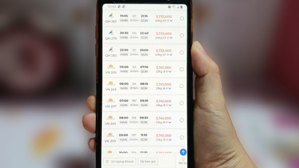 Giá vé máy bay Tết Ất Tỵ tăng khoảng 8%