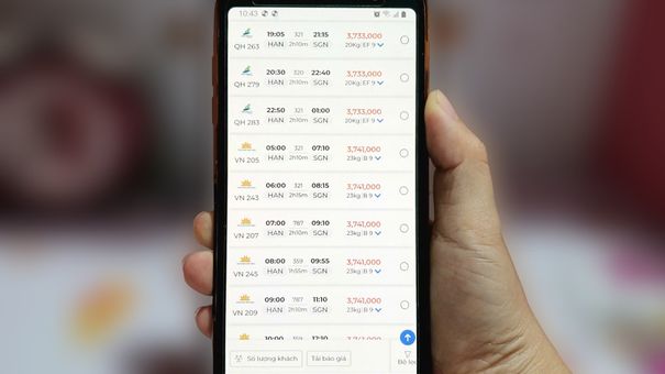 Giá vé máy bay Tết Ất Tỵ tăng khoảng 8%