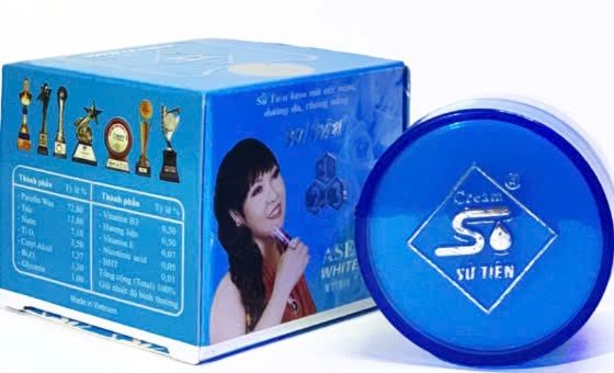 Thu hồi kem mờ vết nám dưỡng da chống nắng nhãn hàng Sứ Tiên