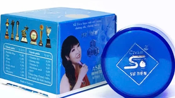 Thu hồi kem mờ vết nám dưỡng da chống nắng nhãn hàng Sứ Tiên