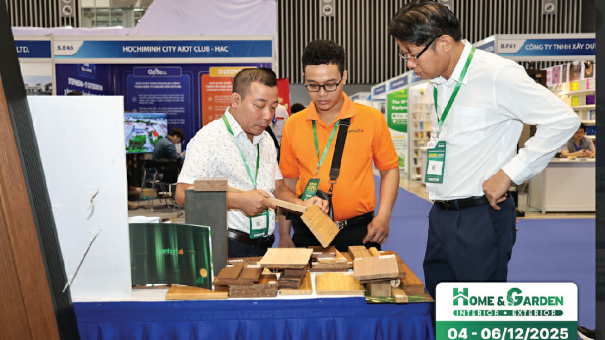 Sắp diễn ra Triển lãm Quốc tế Trang trí nhà & Cảnh quan Việt Nam 2025: Kiến tạo không gian sống hiện đại và bền vững
