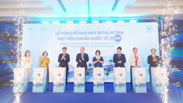 DHG Pharma công bố nhà máy Betalactam đạt tiêu chuẩn quốc tế EU-GMP