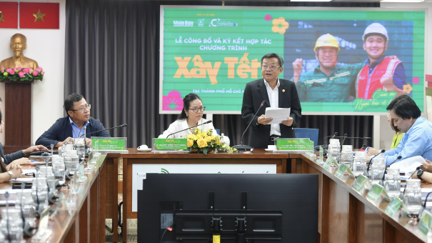 'Xây Tết 2026' lan tỏa nghĩa tình đến người lao động TP Hồ Chí Minh