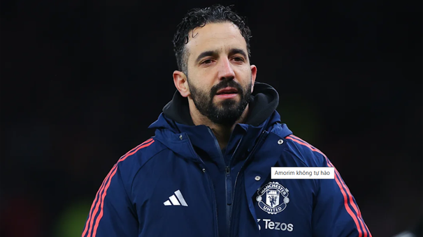 Ruben Amorim 'xấu hổ' vì phong độ kém cỏi của Man Utd
