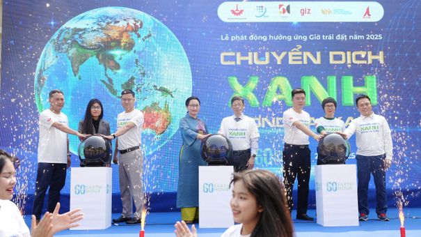 Hưởng ứng Giờ Trái đất 2025: “Chuyển dịch xanh – Tương lai xanh”