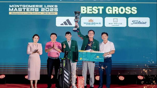 Montgomerie Links Masters 2025 khép lại với chủ nhân mới của Chiếc Áo Xanh thuộc về golf thủ Nguyễn Sinh Hiếu