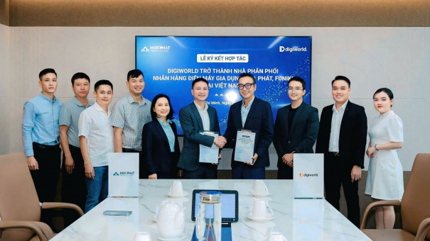 Digiworld chính thức trở thành nhà phân phối các sản phẩm điện máy Hòa Phát và Funiki trên toàn quốc