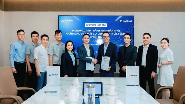 Digiworld chính thức trở thành nhà phân phối các sản phẩm điện máy Hòa Phát và Funiki trên toàn quốc