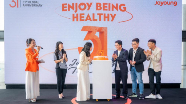 Joyoung kỷ niệm 31 năm toàn cầu, chào đón Đại sứ thương hiệu Thu Nhi và ra mắt sản phẩm mới