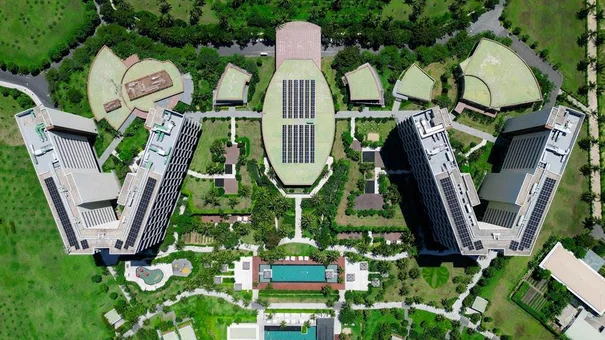 Dự án năng lượng mặt trời của Alma Resort sắp hoàn thành