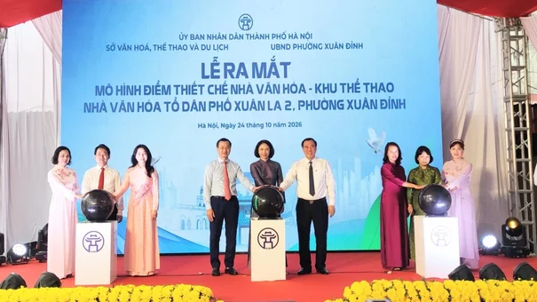 RA MẮT MÔ HÌNH ĐIỂM NHÀ VĂN HÓA KẾT HỢP CHUYỂN ĐỔI SỐ TẠI XUÂN ĐỈNH