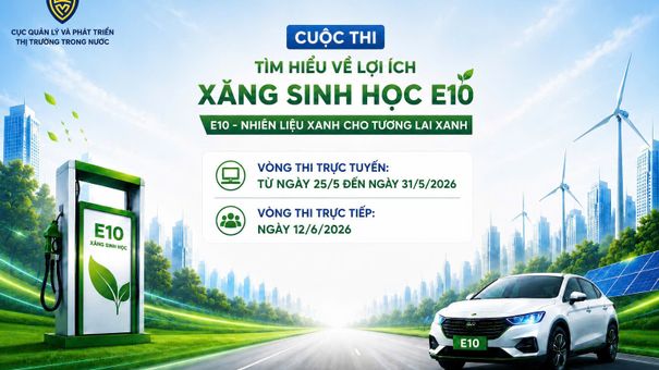 Phát động Cuộc thi “Tìm hiểu lợi ích của xăng sinh học E10”