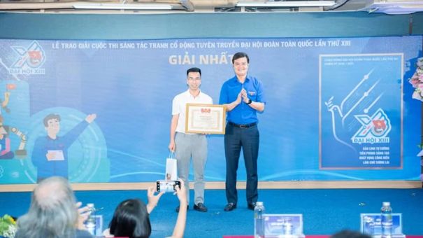 Trao giải cuộc thi sáng tác tranh cổ động tuyên truyền Đại hội Đoàn toàn quốc lần thứ XIII