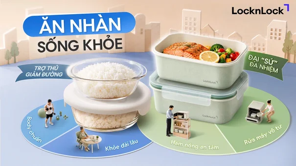 LocknLock ra mắt bộ đôi Easy Meal và Micro Ready: Giải pháp “ăn nhàn sống khỏe” cho người bận rộn