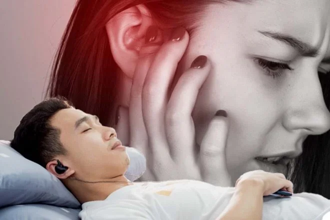 Đeo tai nghe khi ngủ có an toàn cho tai không?